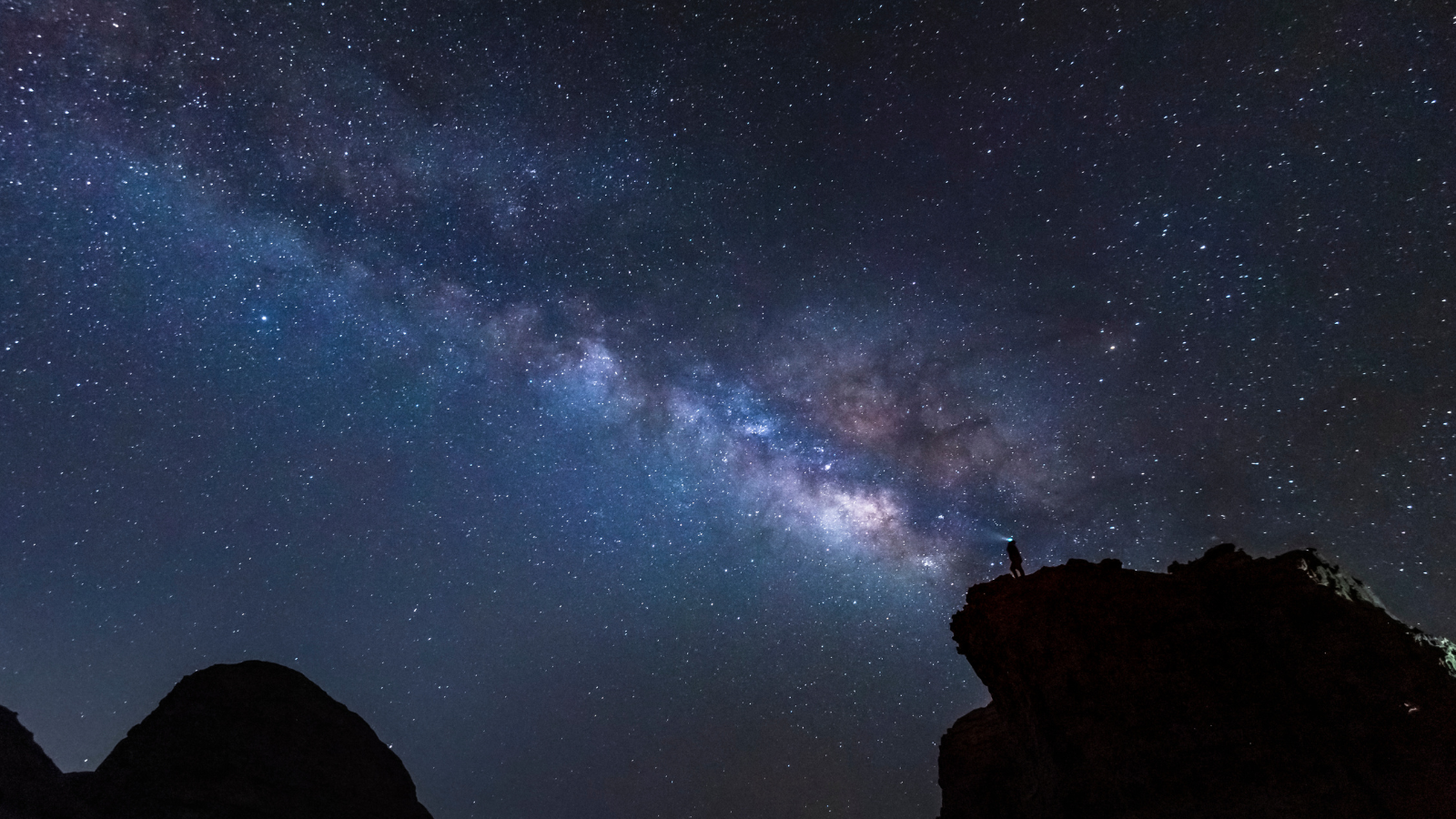 the starry colorado night sky