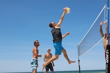 Mens beach volleyball