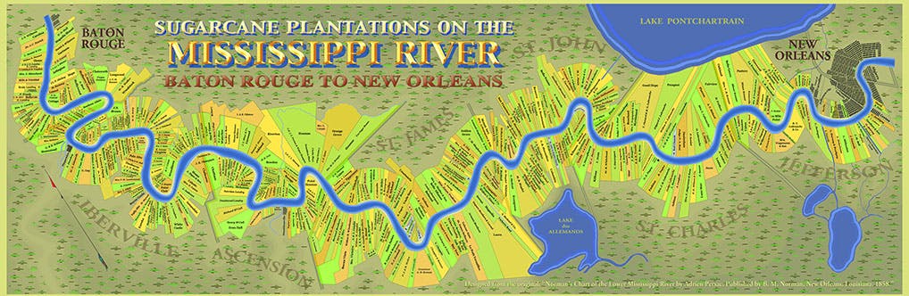 Map Of Louisiana Plantations_ – Map Of Us Topographic