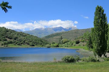 Moncortes lake El Cinque Llac in Catalonia