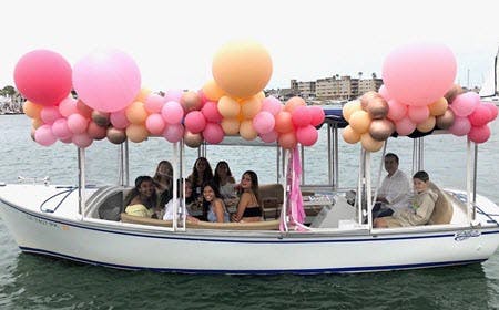 Decorated Duffy Boat