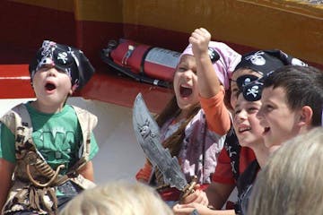 kids in pirate costumes