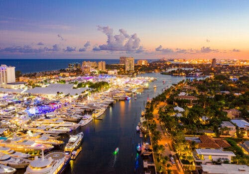 Fort Lauderdale view from above