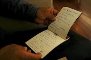 Nunco Franco's notebook