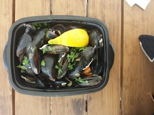 Portuguese style Mussels