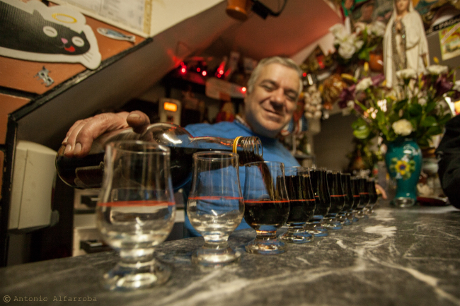 Mr. António, our host at Os Amigos da Severa in Lisbon