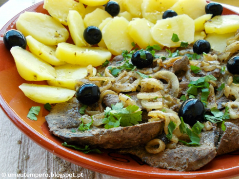 pork liver sautéed with white wine