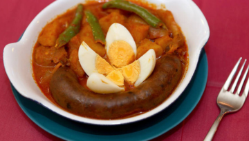 a bowl of food on a plate