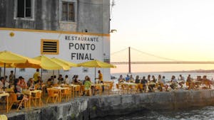 Lisbon restaurant with terrace