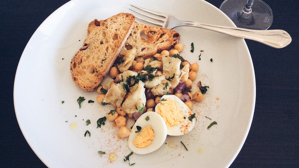 a plate of food