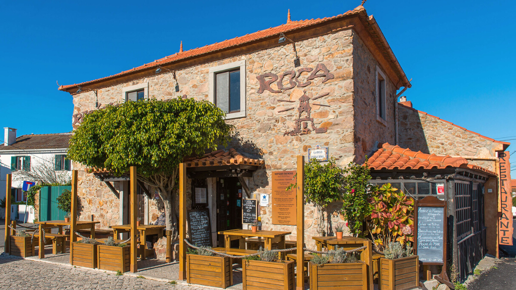 a store in a brick building