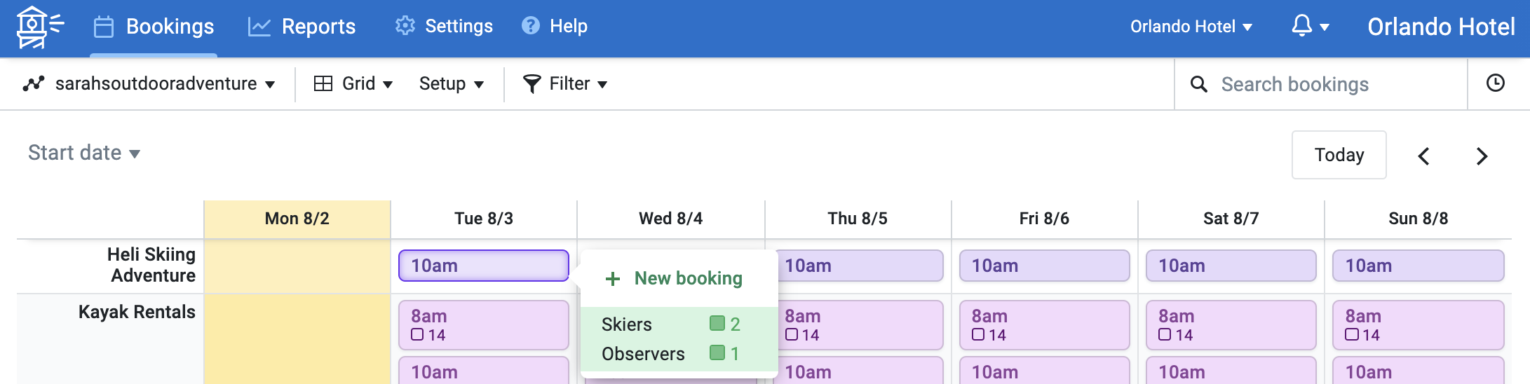 bookings-calendar-from-an-affiliate-dashboard