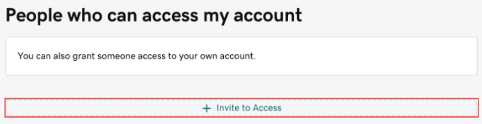 Godaddy Invite to Access