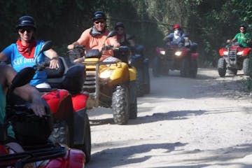 ATV's on dirt road