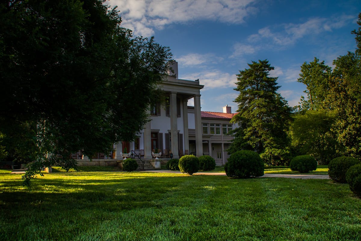 Mansion Front Lawn