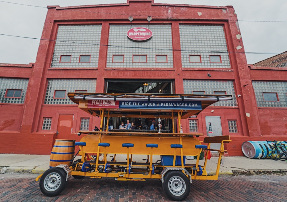 pedal beer wagon