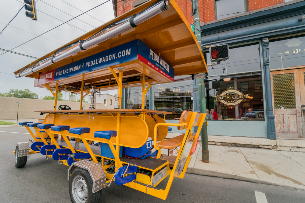 beer pedal wagon