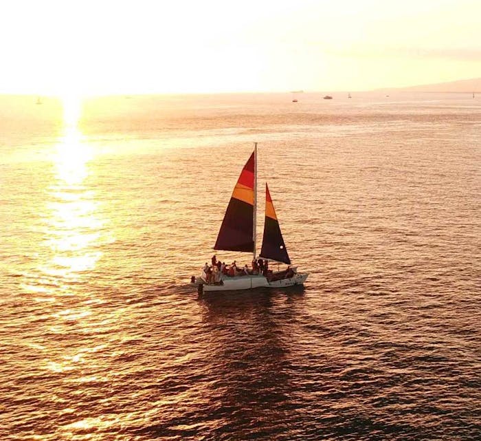 mana kai catamaran sunset sail