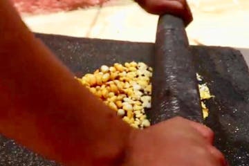 tortilla making with corn