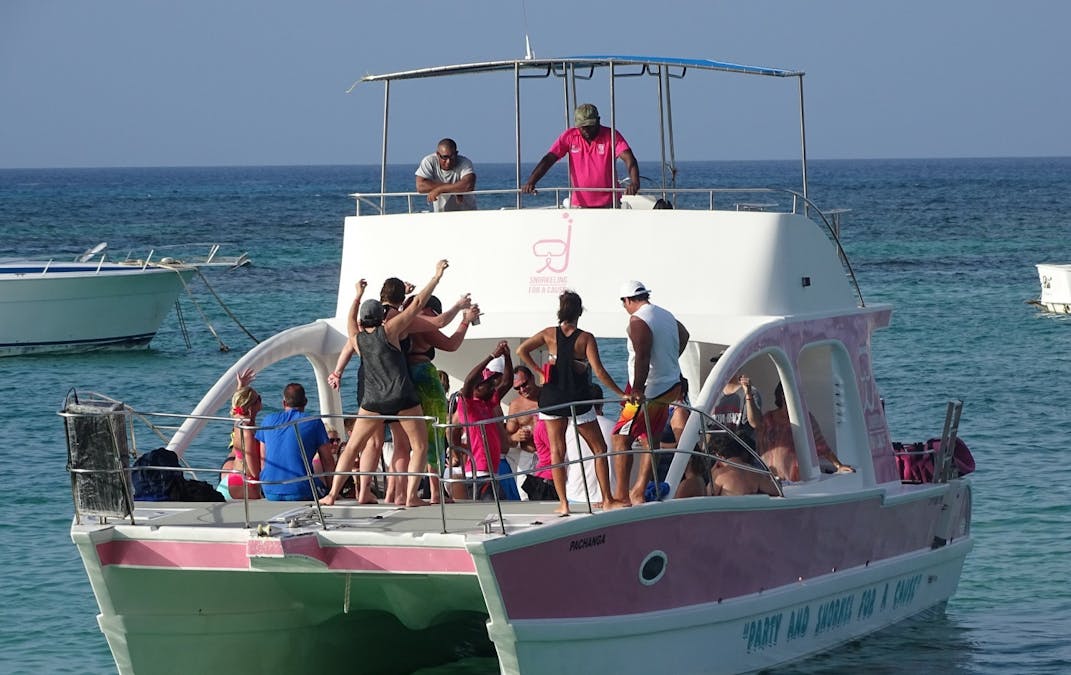 people dancing on boat
