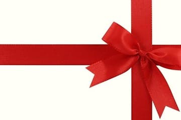 red ribbon gift card