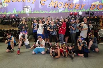 Group of laser taggers