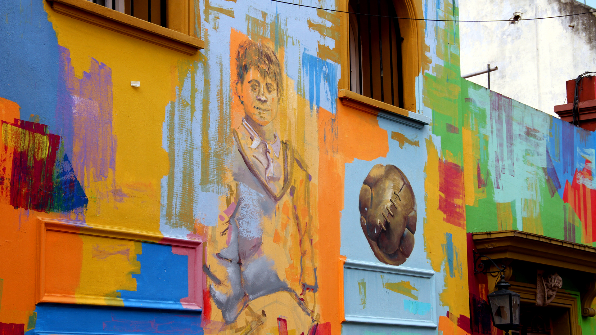 colorful graffiti on the side of a building