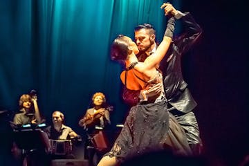 Tango dancing at Piazzolla Tango show, Buenos Aires