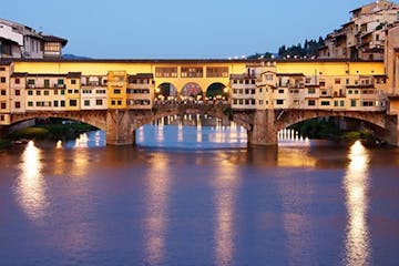 Ponte Vecchio over a body of water