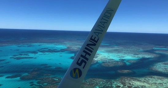 Flyover Pink Lake & Abrolhos Island Tours | Shine Aviation