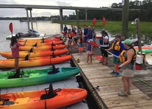 guided kayak tour