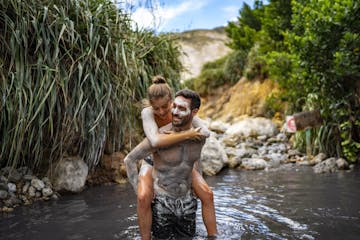mud bath couple