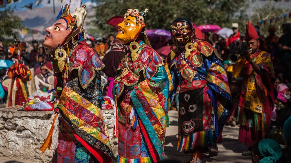 Masked dancers of Ladakh