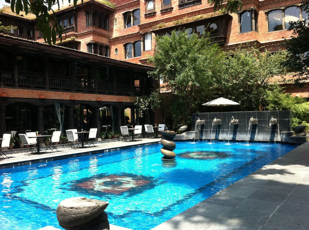 Dwarika's swimming pool