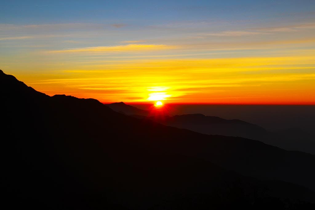 Sunrise on the Mardi Himal trek