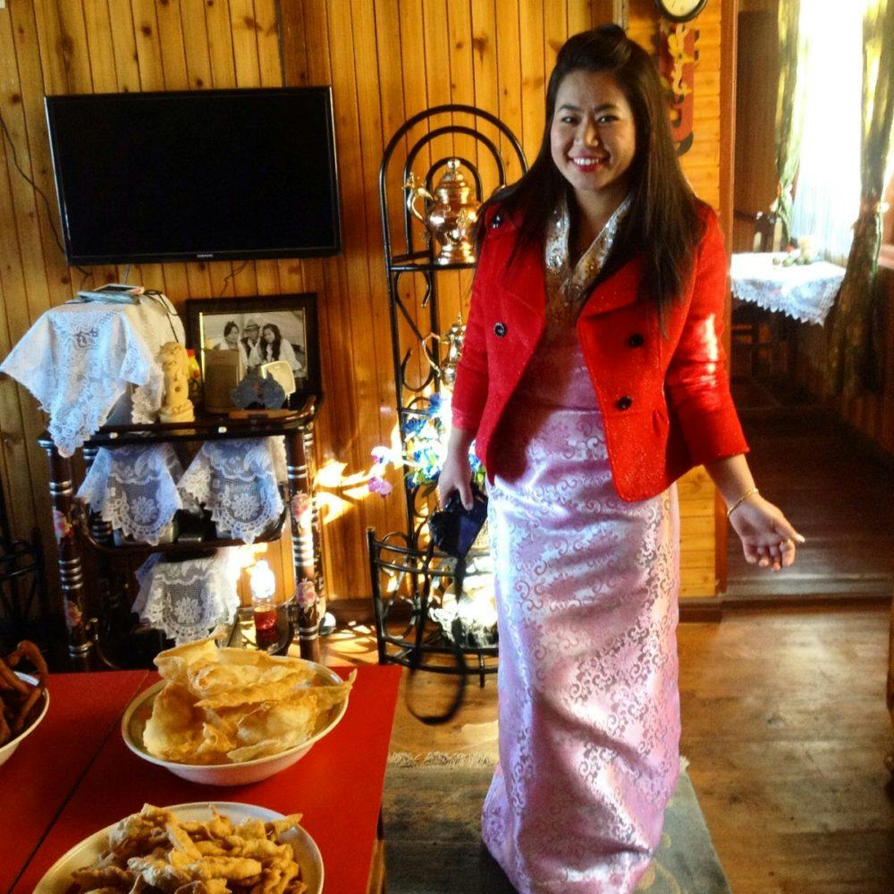 Tibetan woman of Sikkim