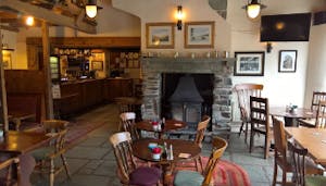 Real fire Lake District pub