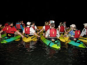 night kayaking 