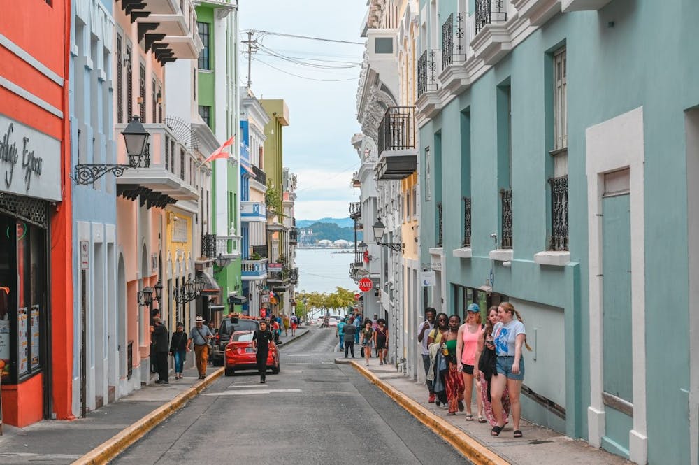 a street in old san juan Puerto Rico