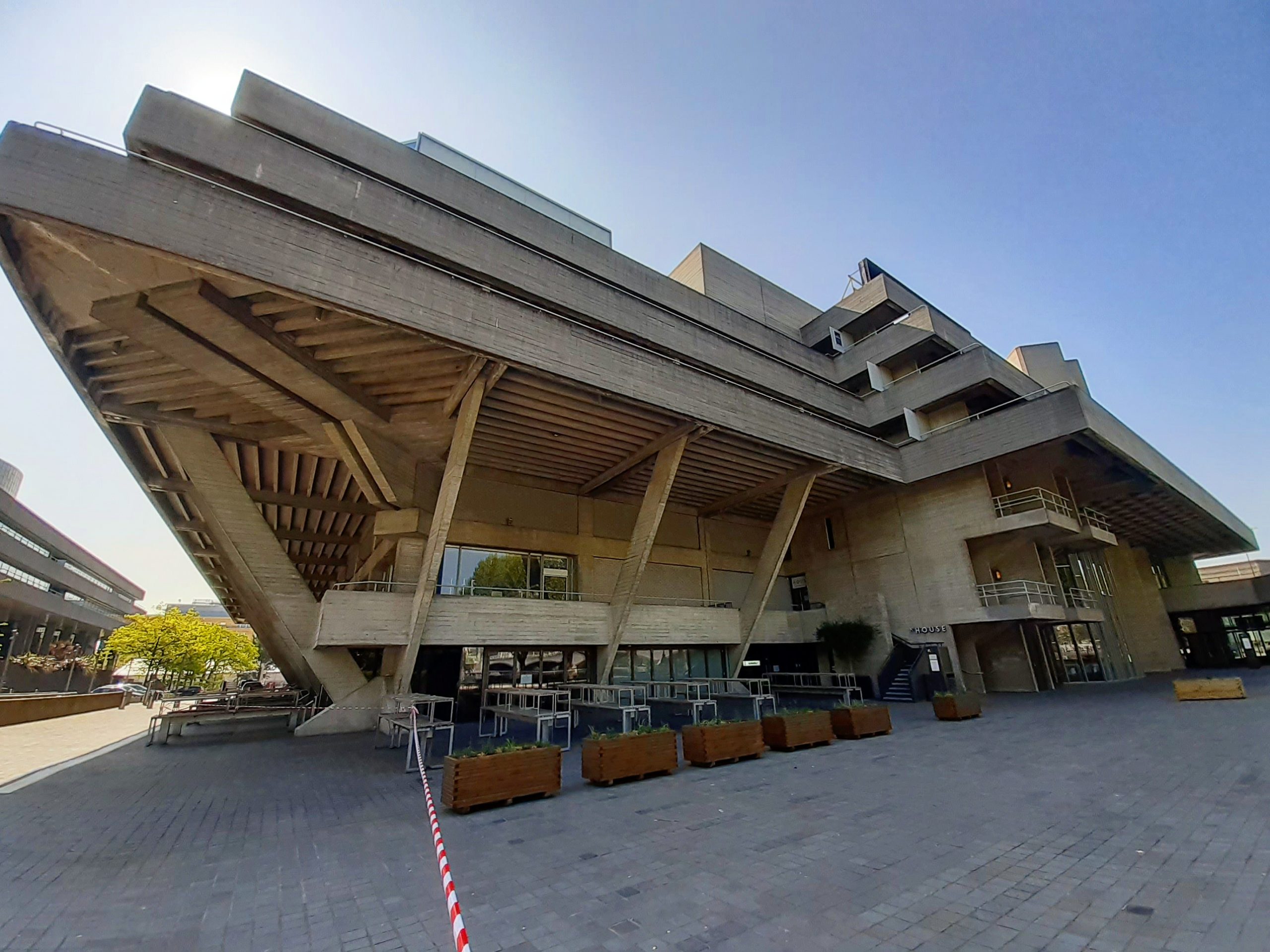 National Theatre: Like a great concrete ship run aground on the banks of the River Thames - London Cab Tours