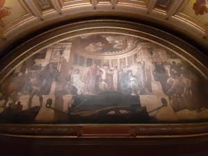 Leighton's Wall Fresco, Victoria & Albert Museum - London Cab Tours