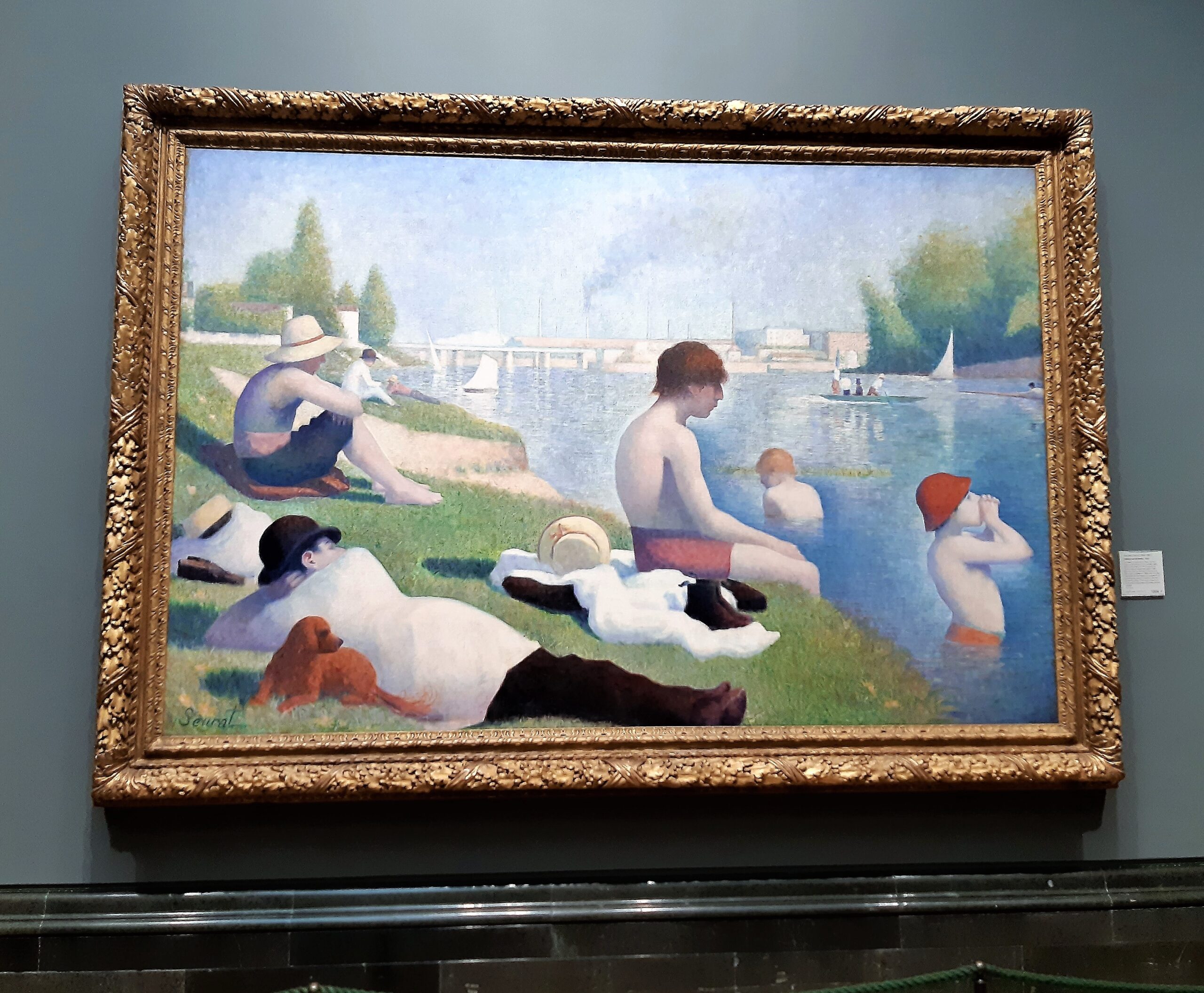 Bathers at Asnières, National Gallery - London Cab Tours