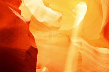 Sandstone in Antelope Canyon
