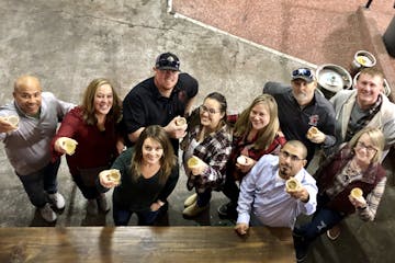 Above photo of Corporate pub crawl, food tour, and Nashville brewery tour