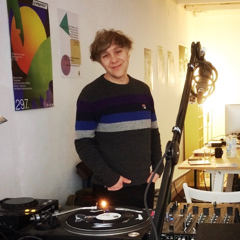 a person standing in a kitchen