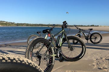 bikes by the beach