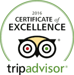 2016 certificate of excellence tripadvisor