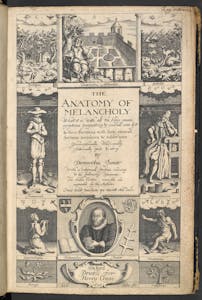 The cover of The Anatomy of Melancholy