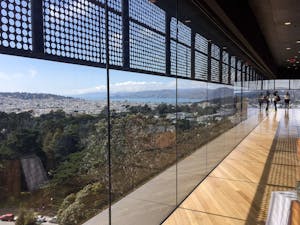 The cannasseur's favorite view from the DeYoung Museum observation tower