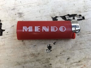 Red Mendo cannasseur collectable lighter
